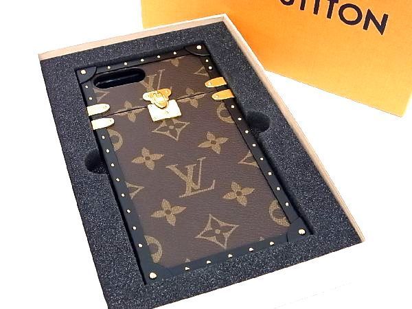 □極美品□LOUIS VUITTON ルイヴィトン M64483 モノグラム アイトランク iPhone7Plus 対応 アイフォンケース  スマホケース BE6240H1 - メルカリ