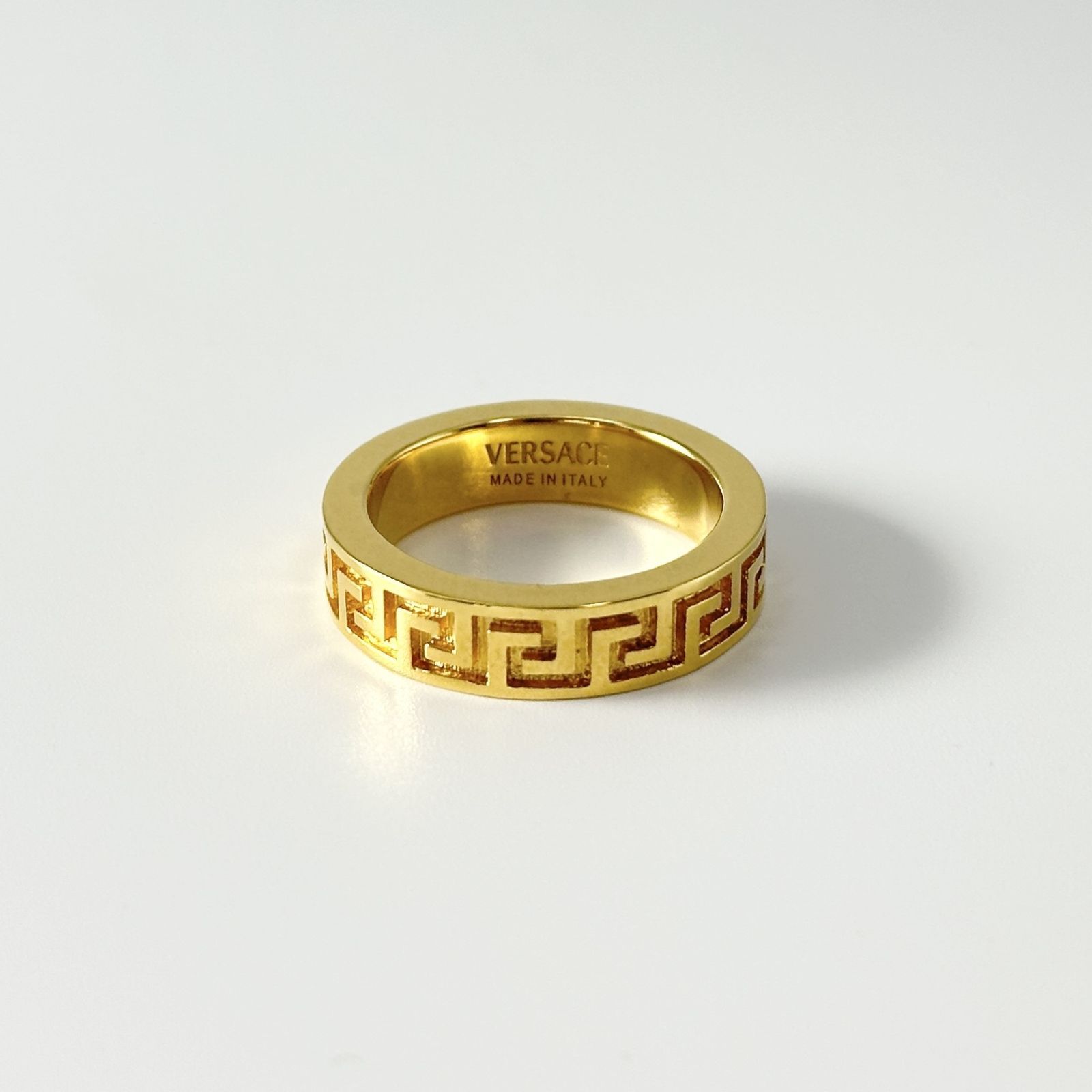 ✨美品✨ VERSACE グリーク ゴールド リング VERSACE グリークリング ヴェルサーチ ゴールド新品/未使用 直営