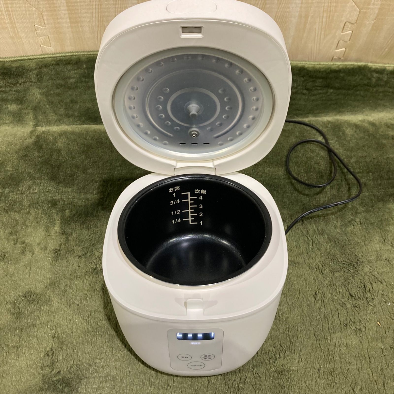 KWB】PURETONE 多機能 4合 炊飯器 ホワイト マイコン HTS-350 WH