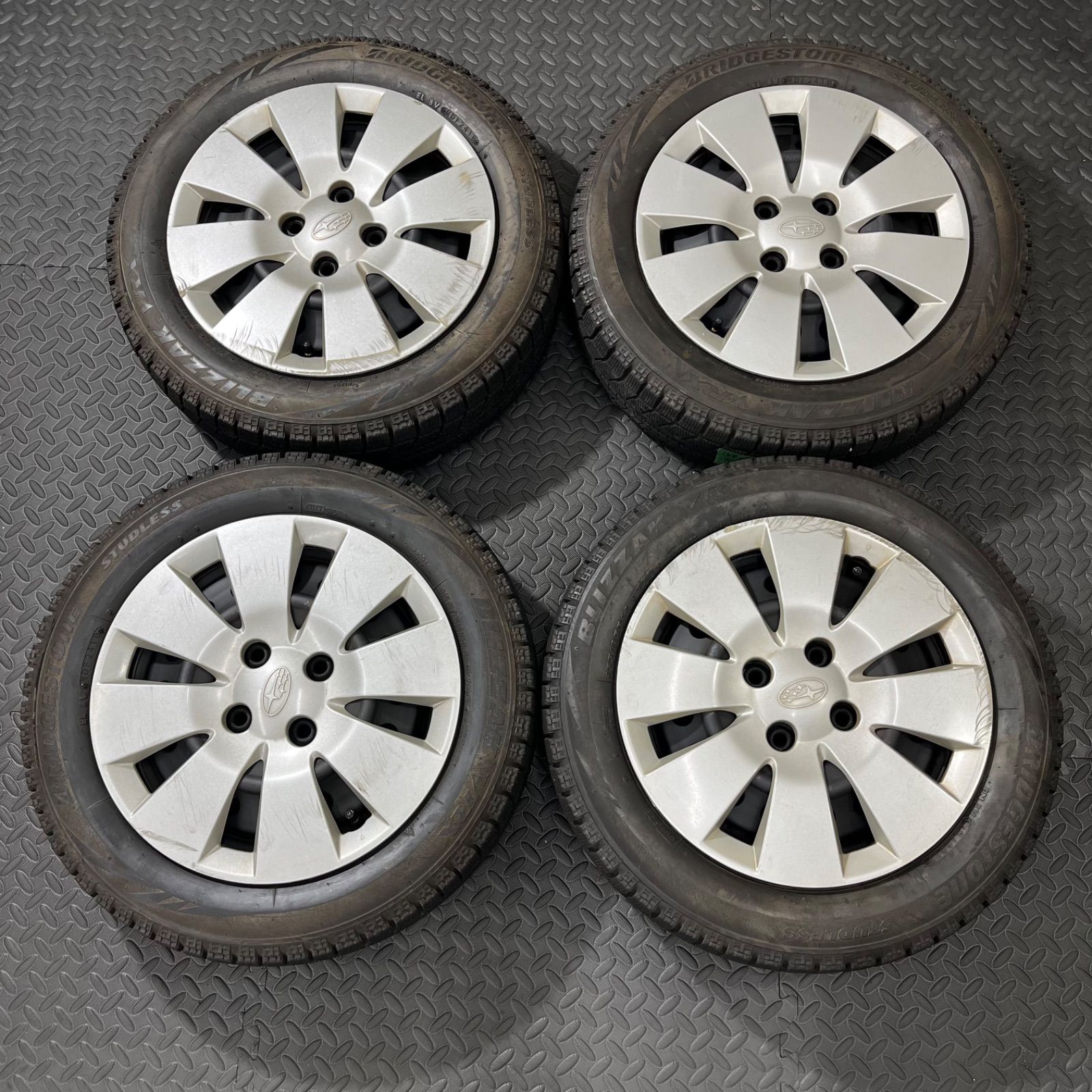 18年製 155 65R14 ブリヂストン ブリザックVRX スバル ステラ R2 スタッドレスタイヤ 1045C