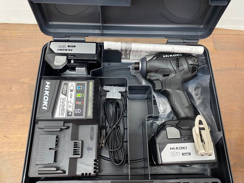 ♪♪【未使用】HiKOKI WH18DKL 18V インパクトドライバ フル