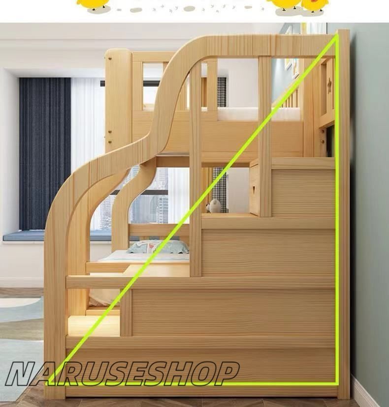 木製実木子母ベッド二段ベッド上下上下上ベッド高低ベッド子供ベッド大人母子ベッド