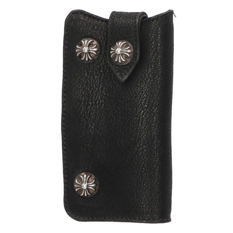 クロムハーツ KEY CASE/キーケース クロスボタンデストロイレザーキー