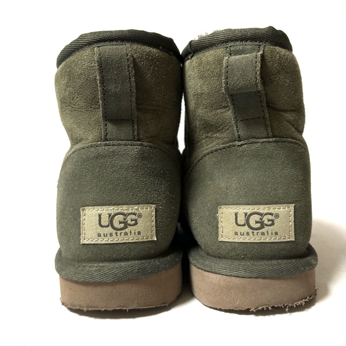 UGG(アグ) ショートブーツ 24 レディース - 5854 ダークグレー ムートン - メルカリ