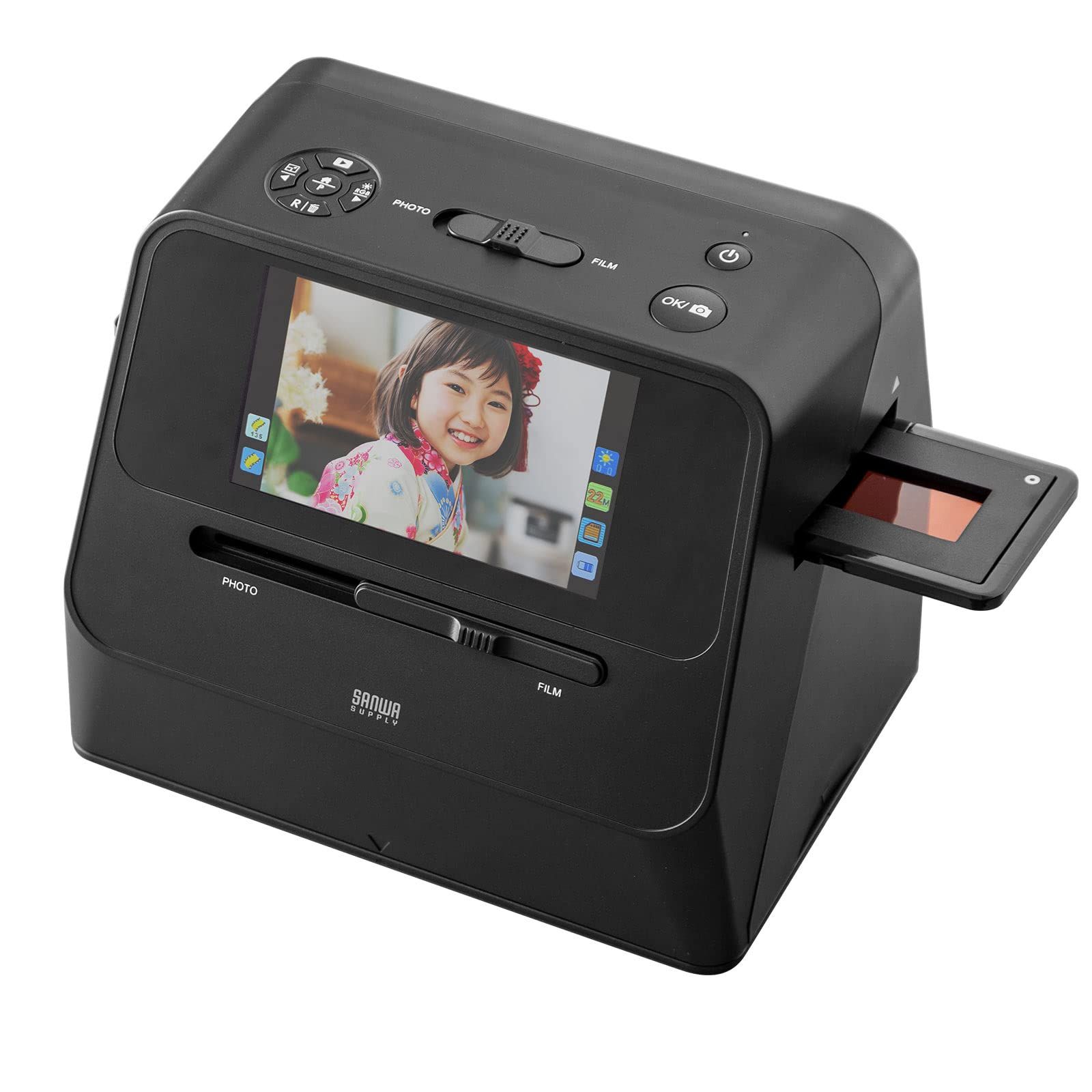 サンワダイレクト フィルムスキャナー ネガ デジタル化 35mm