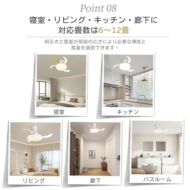 シーリングライト ファン
