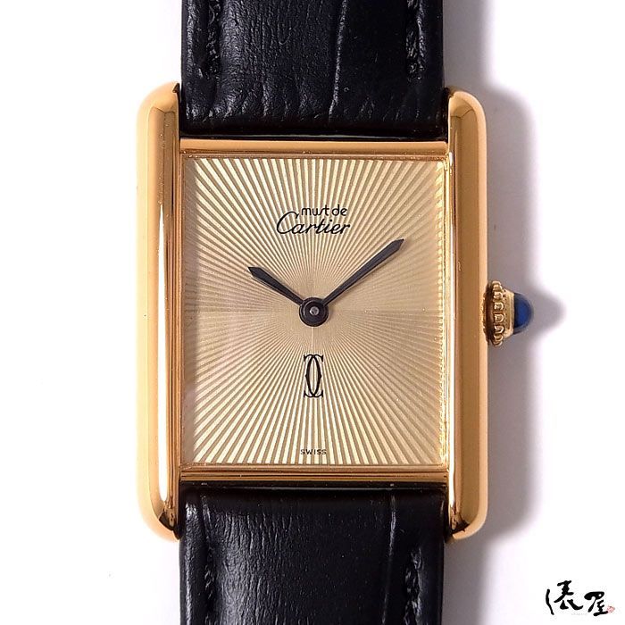 【OH／極美】カルティエ マストタンク SM ヴェルメイユ ローマン 純正尾錠 OH／極美】カルティエ マストタンク SM ヴェルメイユ ローマン 純正