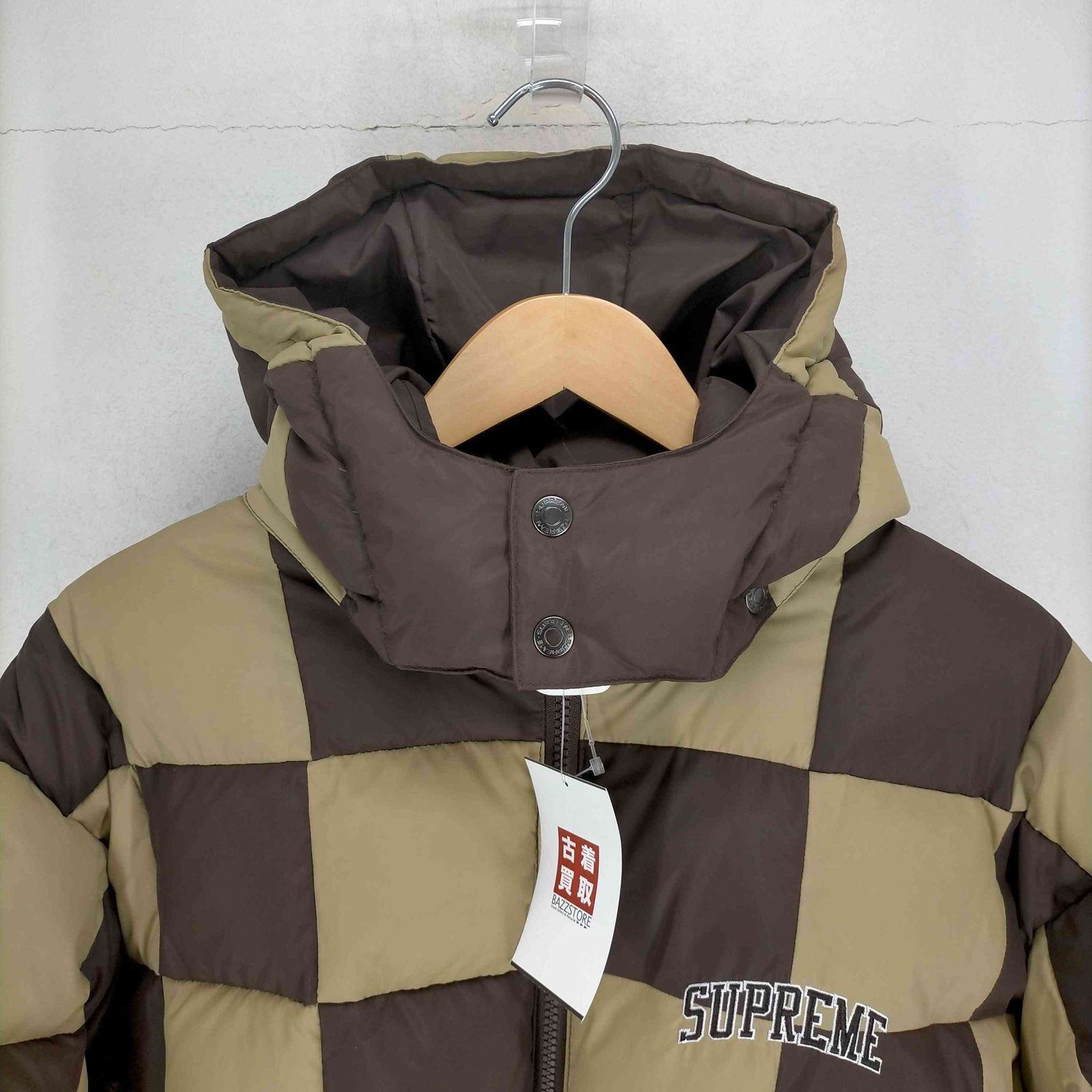 ジャケット・アウター SUPREME 19AW Checkerboard Puffy Jacket Supreme FW19 Week 17 Checkerboard Puffy Jacket SUP-FW19-10893