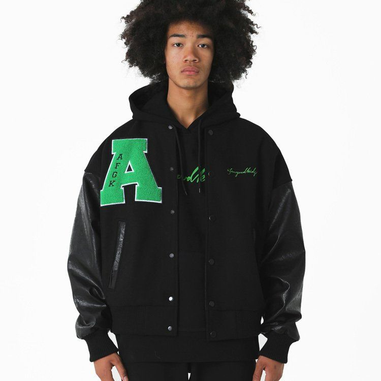 メンズ afewgoodkids スタジャン AFGK スタジャン A FEW GOOD KIDS メンズ レディース ブランド 大きい