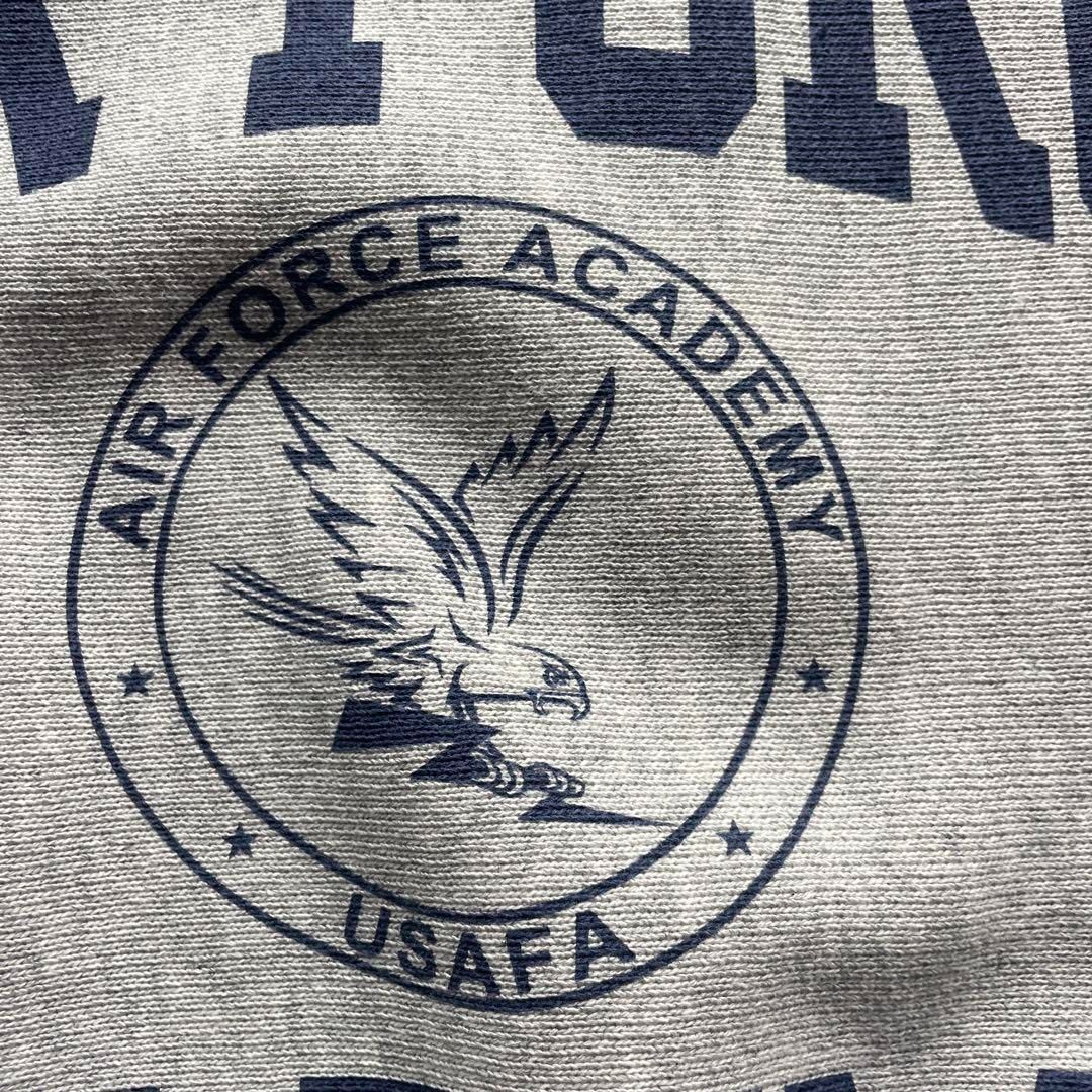 新品 25年秋冬 青単色タグ チャンピオン リバースウィーブ USAFA