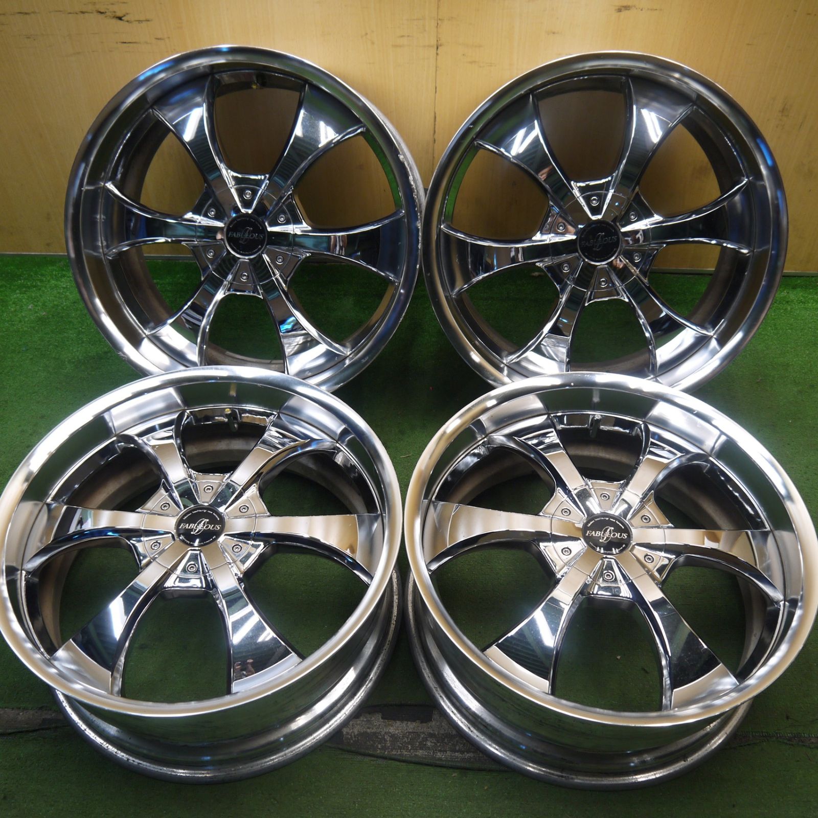 4本価格 FABULOUS EXPAND ファブレス 19インチ ホイール 19×8.0JJ 19×9.0JJ PCD114.3 4H 5H マルチ 5090802Hホ
