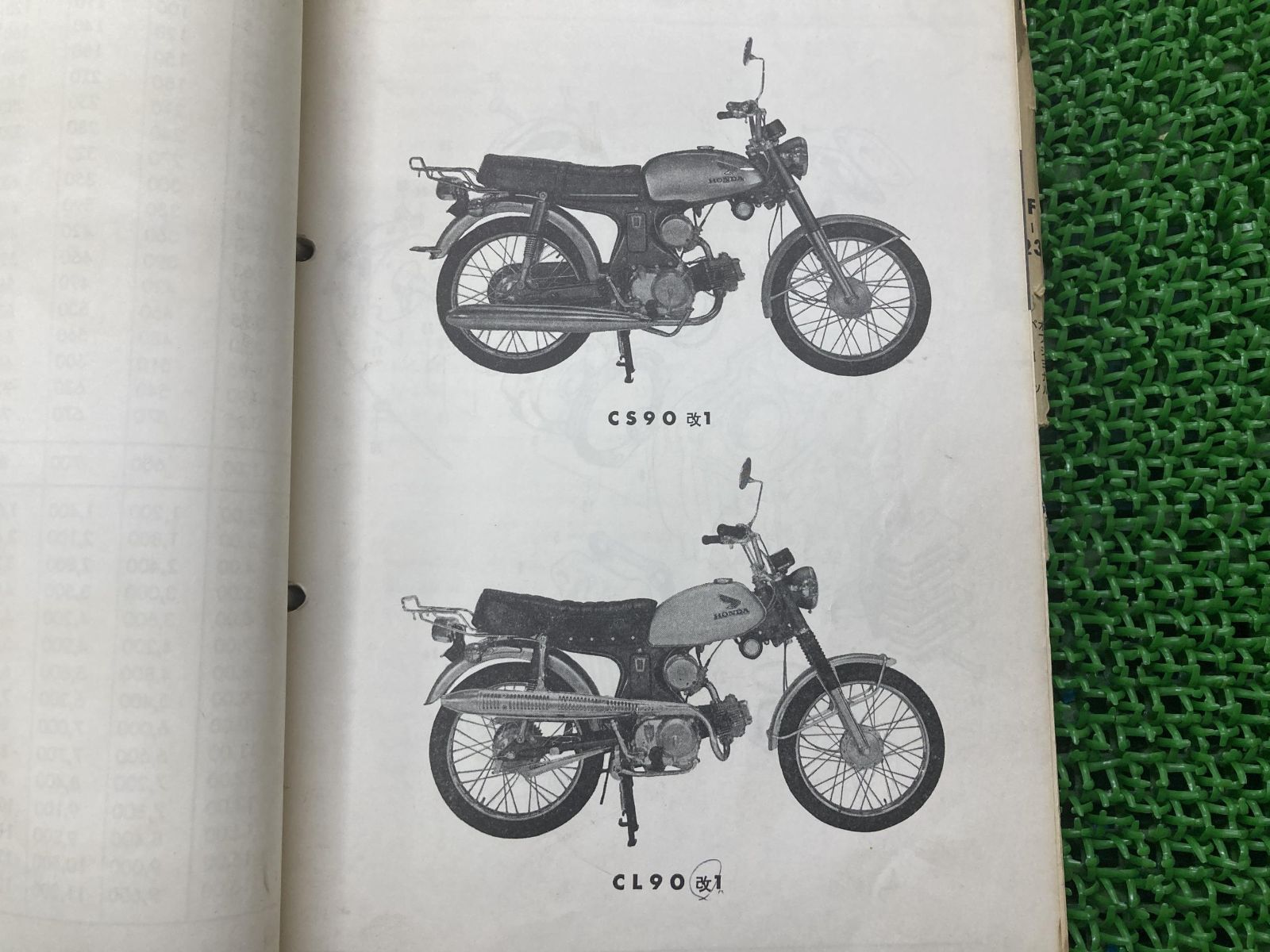 ベンリイ90 パーツリスト ホンダ 正規 中古 バイク 整備書 CS90改1 CL90改1 SL90 ベンリー ベンリ バインダー 車検  パーツカタログ 整備書 - メルカリ