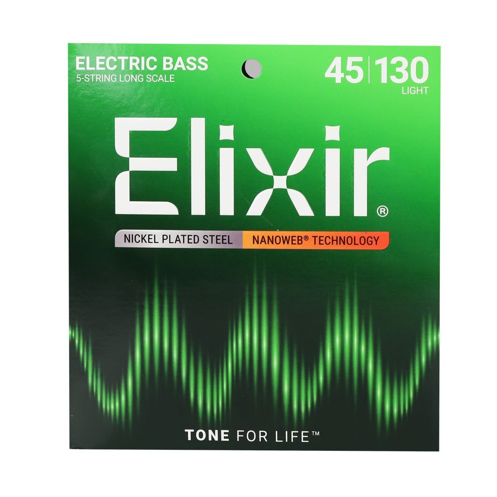 Elixir エリクサー ５弦ベース弦 14202 45-130 ニッケルめっき鋼 超極薄コーティング 音色抜群 長寿命 アメリカ産 無料で真空サービスを提供しています