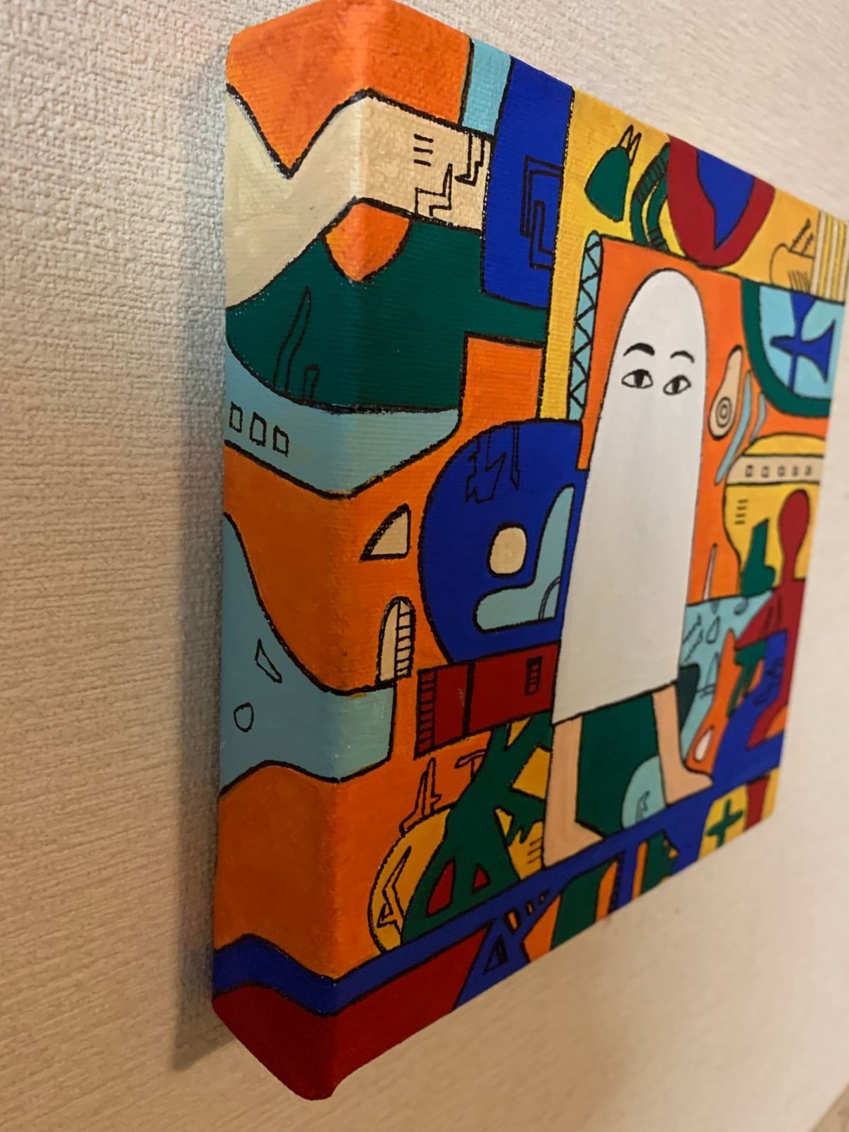 ✿月野乃亜 原画 2024年 S15／652×652mm 現代アート EM#01