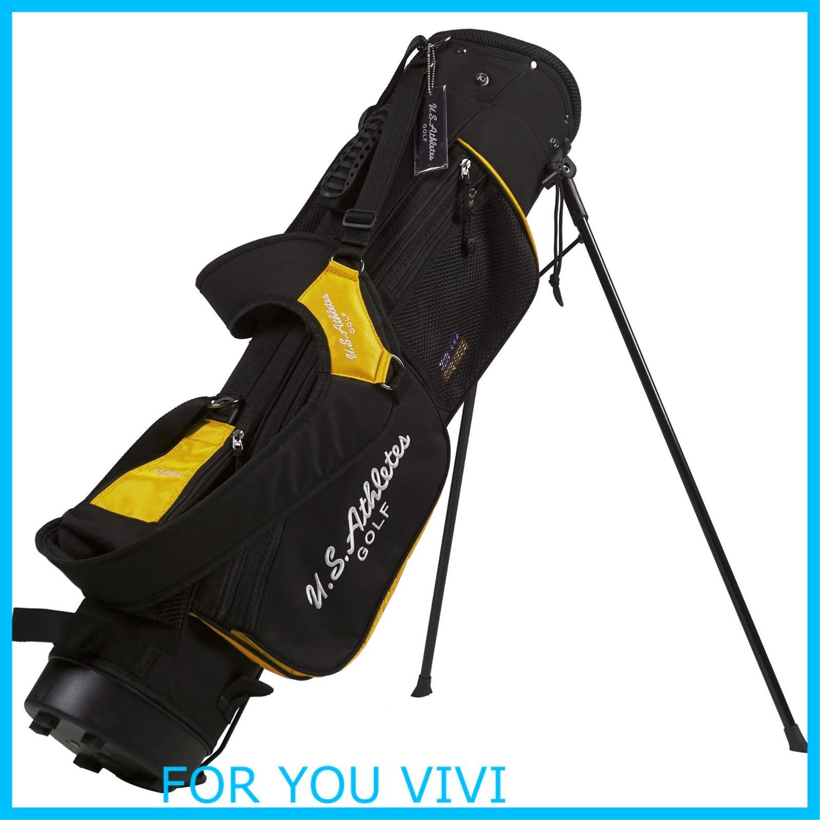 【新着商品】LEZAX(レザックス) U.S.Athlete 6.5型(53cm)キャディバッグ USCB-7213