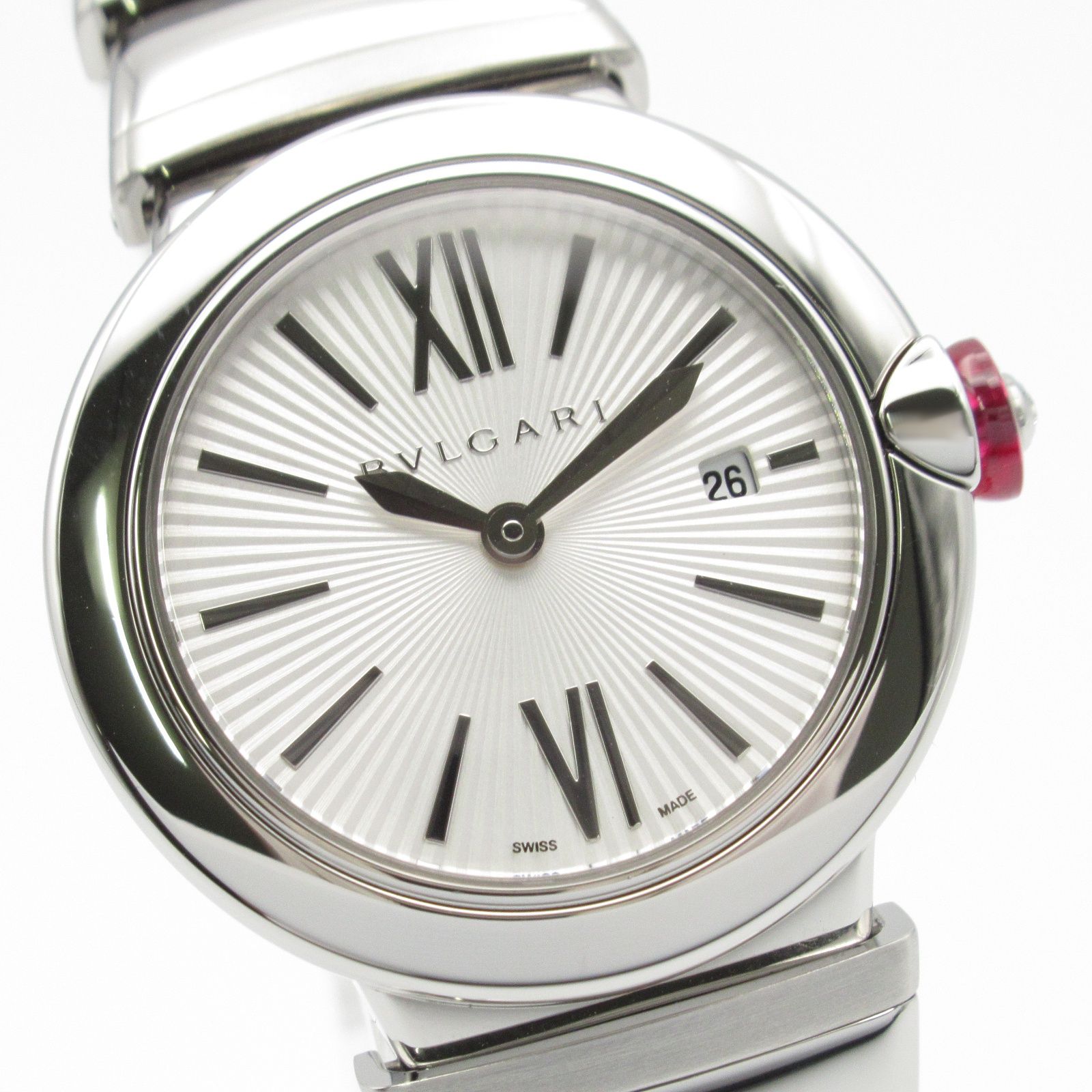 ブルガリ BVLGARI 腕時計 ルチェア LU28C6SSD シルバー