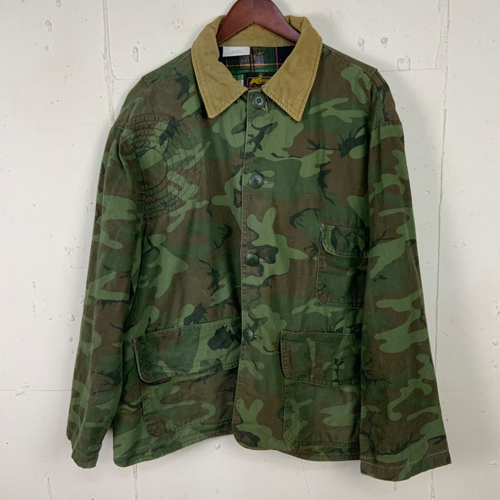 た*ま様 60s 70s ダックハンターカモ　迷彩　vintage 60s 70s 60年代70年代 迷彩ハンティングジャケットスパイダーステッチ