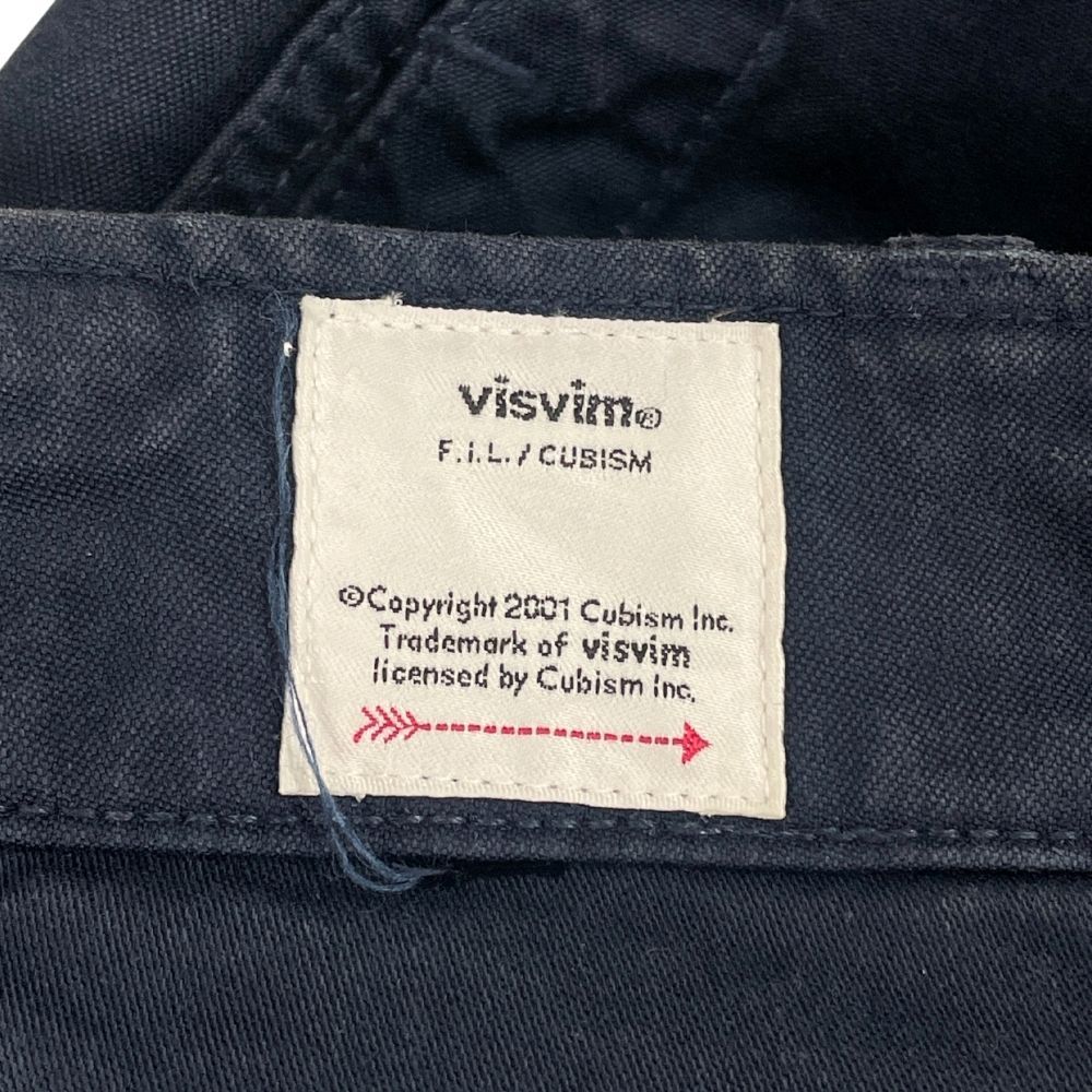 VISVIM ビズビム 品番 0118405008003 DRILL MIL PANTS パンツ ネイビー