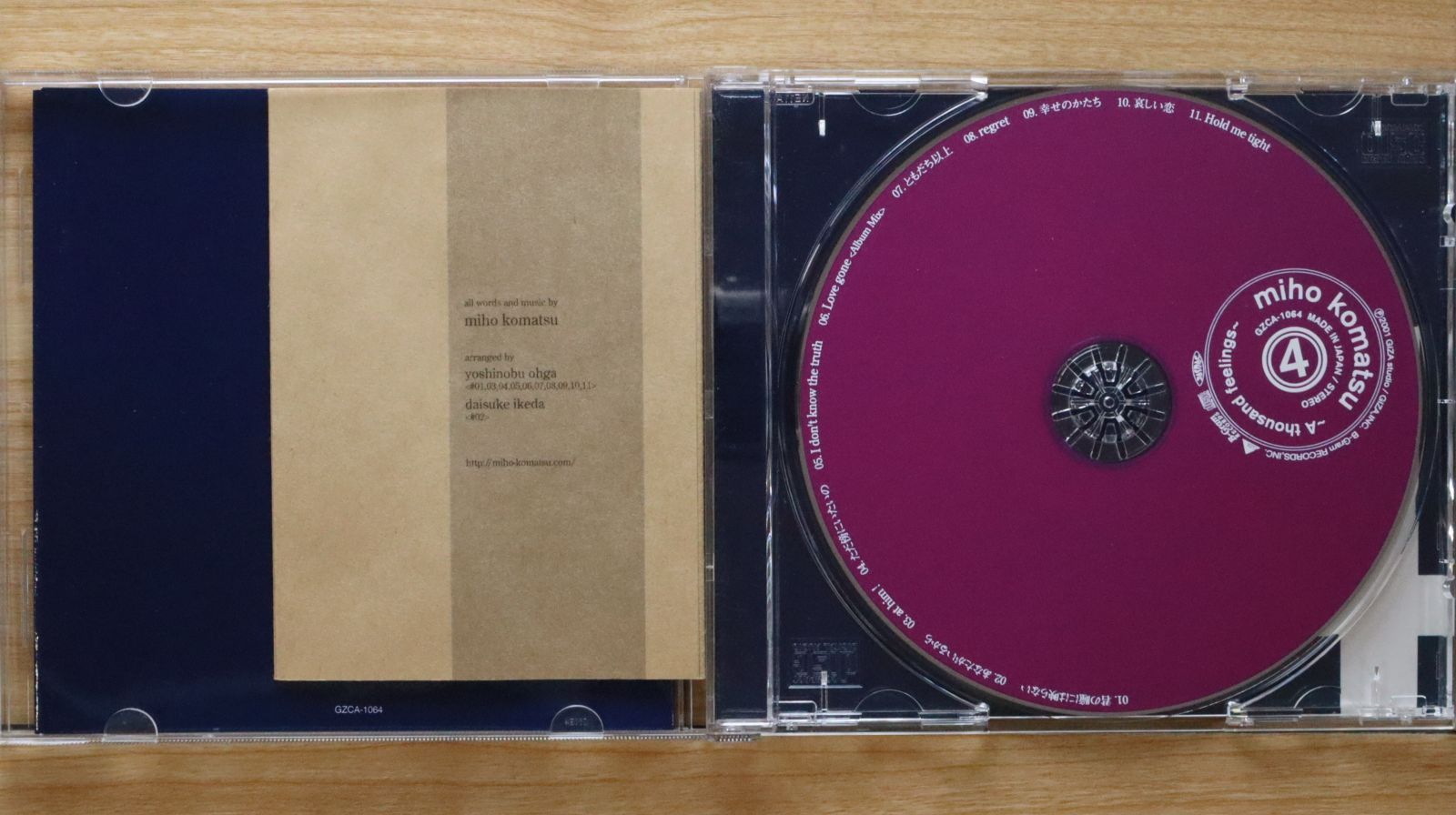 国内盤CD☆小松未歩/Miho Komatsu□ 小松未歩4～A thousand