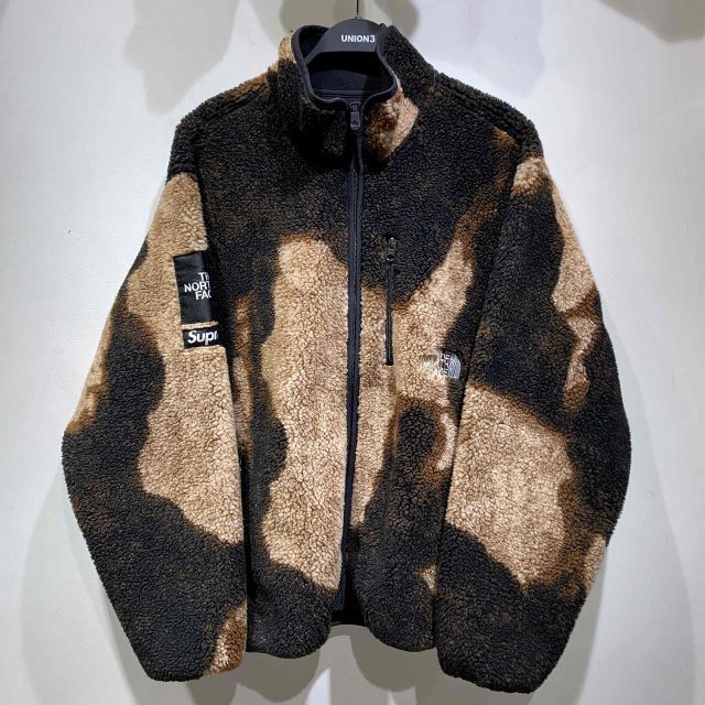 Supreme × THE NORTH FACE 21aw Bleached Fleece Jacket Size-L