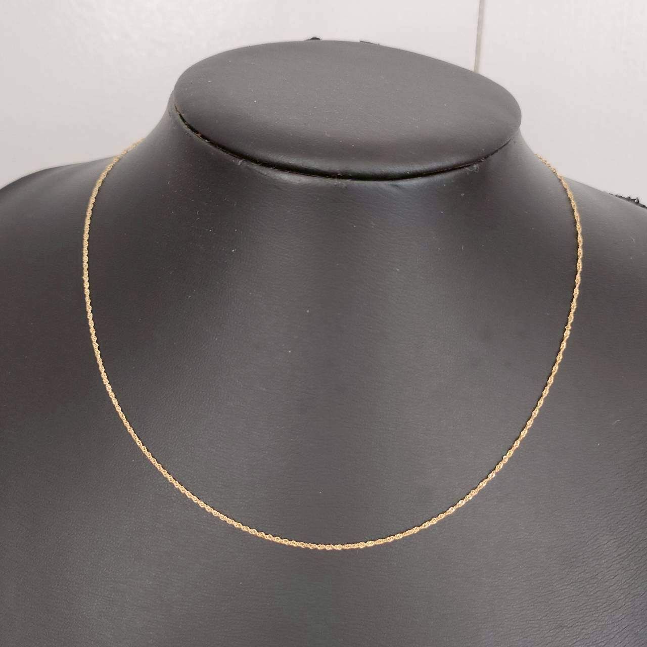 14k スクリューネックレス 楽天市場】K18 スクリューチェーン ネックレス(45cm 幅1.4mm