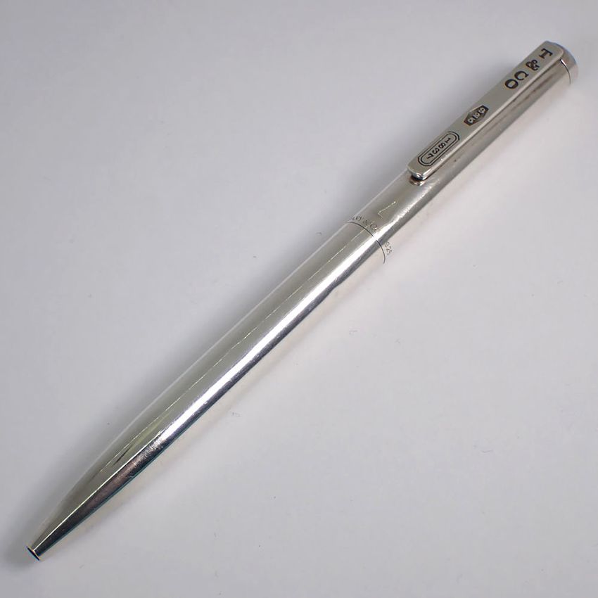 ティファニー 925 1837 シルバーカラー ツイスト式 ボールペン[g226-81］