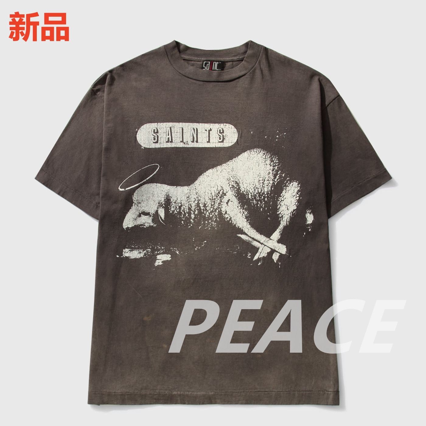 ★新品★SAINT Mxxxxxx  セントマイケル SHEEP LION Tシャツ サイズM