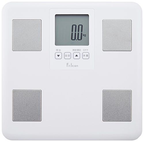 タニタ 体組成計 自動認識 乗るピタ機能で簡単測定 FS-400-WH ホワイト