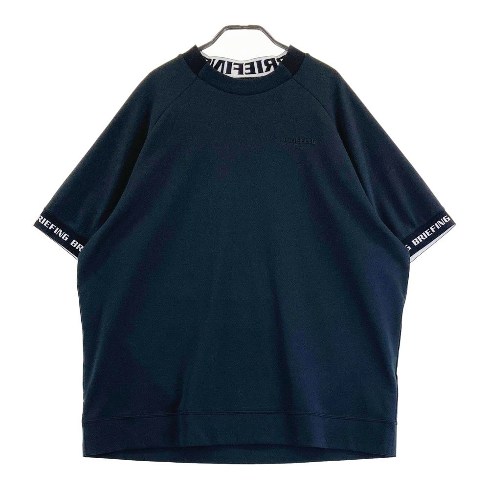 サイズ XL BRIEFING GOLF ブリーフィング 半袖モックネックTシャツ ブラック系 240101538346 ゴルフウェア メンズ ストスト