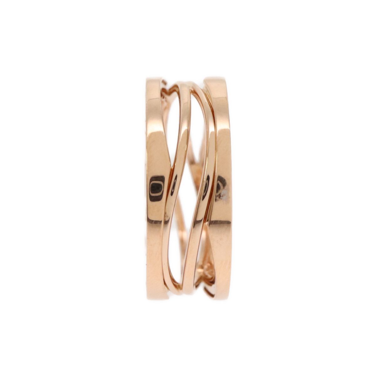 BVLGARI ブルガリ Au750 18金ローズゴールド ピンクゴールド ビー 