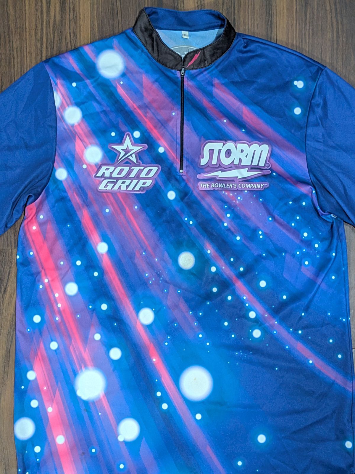 STORM ボウリングウェア XL ボーリング 榎本浩也 ハーフジップシャツ