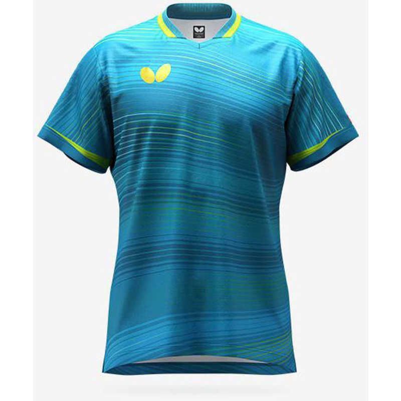 バタフライ 卓球用品 Butterfly ユニセックス エリスター11 シャツ ブルー O 46510 未開梱