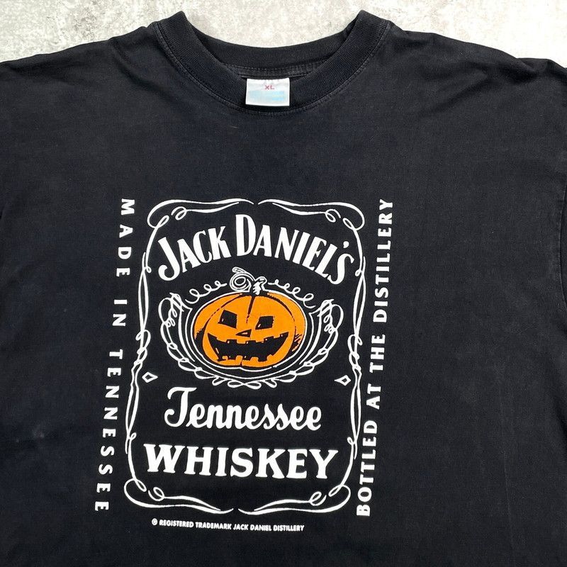 JACK DANIEL'S ジャックダニエル 企業ロゴ プリントTシャツ メンズXL