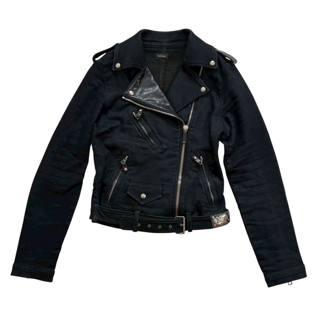 DIESEL ディーゼル ライダースジャケット 黒 上着 アウター