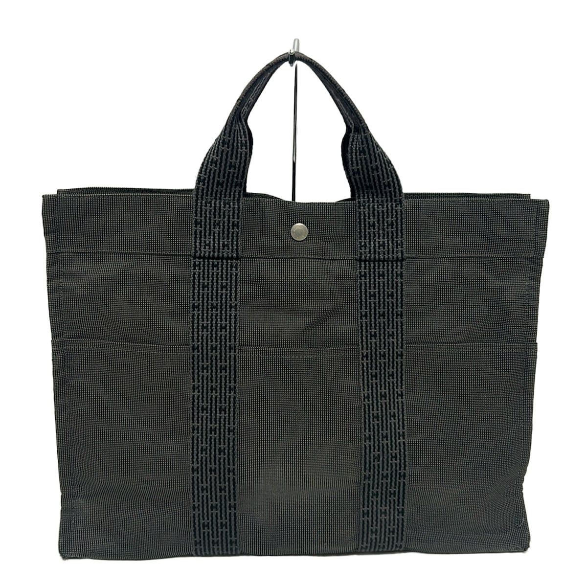 エルメス HERMES ハンドバッグ エールラインMM 本物 正規品 大容量 HERMES(エルメス) トートバッグ エールライントートMM グレー