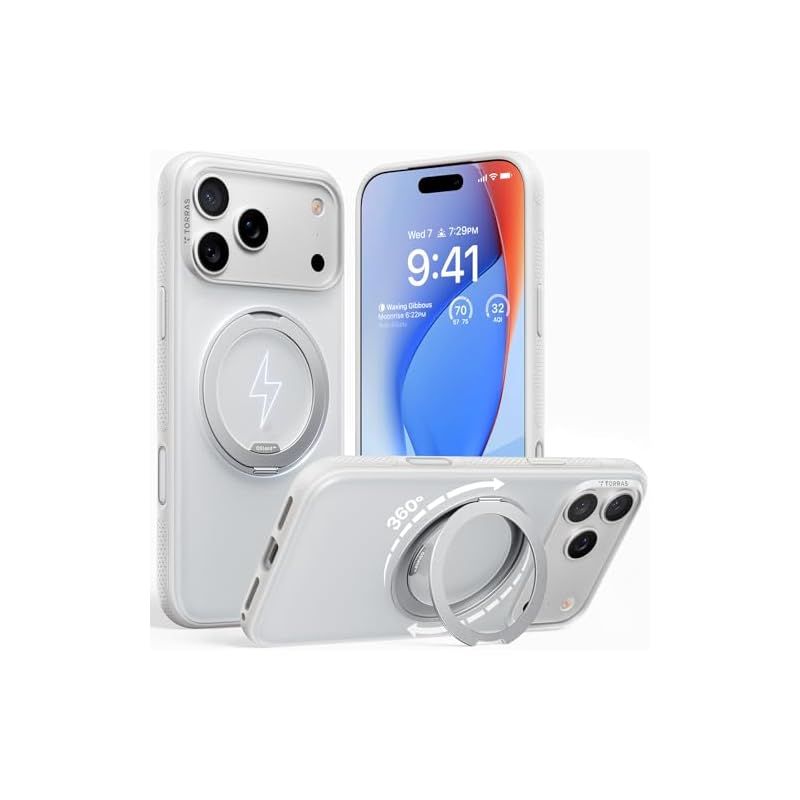 よう TORRAS iPhone 17 Pro Max 用ケース 【カチカチ・多機能360度回転