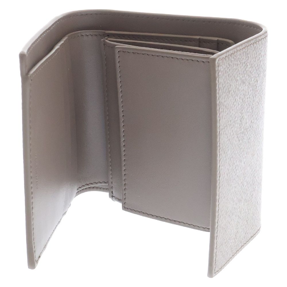 セリーヌ スモールトリフォールドウォレット レザー 財布 グレー