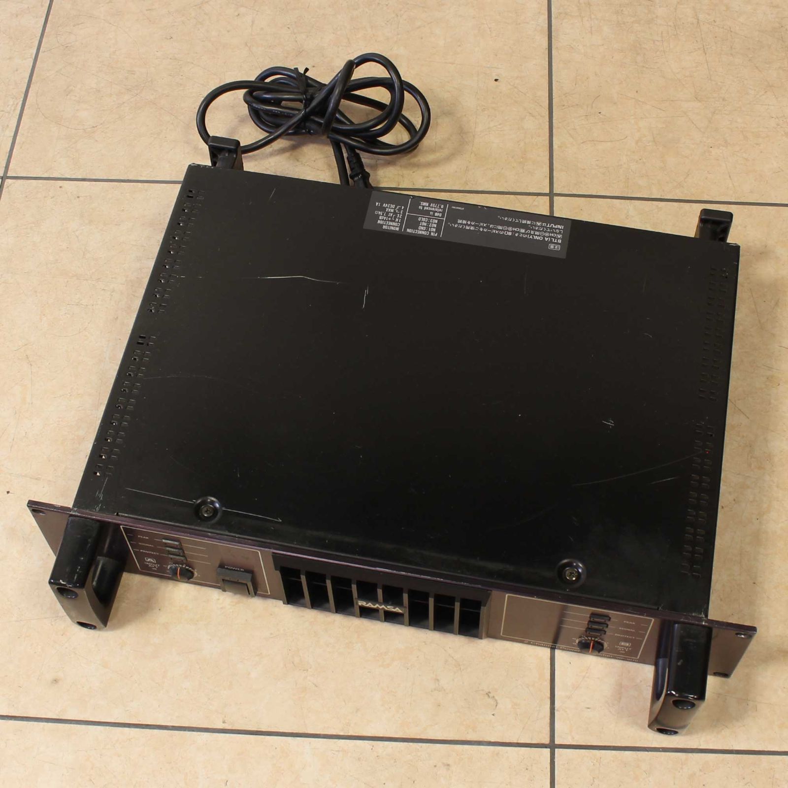 N2628 RAMSA WP-9110 2チャンネルパワーアンプ 中古 RAMSA WP-9110 2チャンネルパワーアンプ Junk - メルカリ