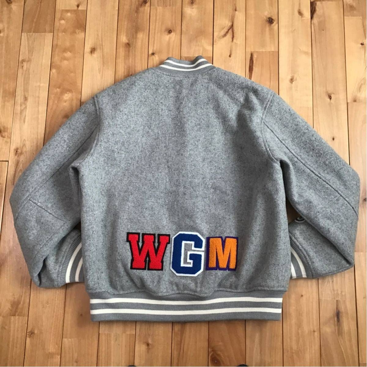 シャーク メルトン スタジャン Lサイズ a bathing ape BAPE shark  