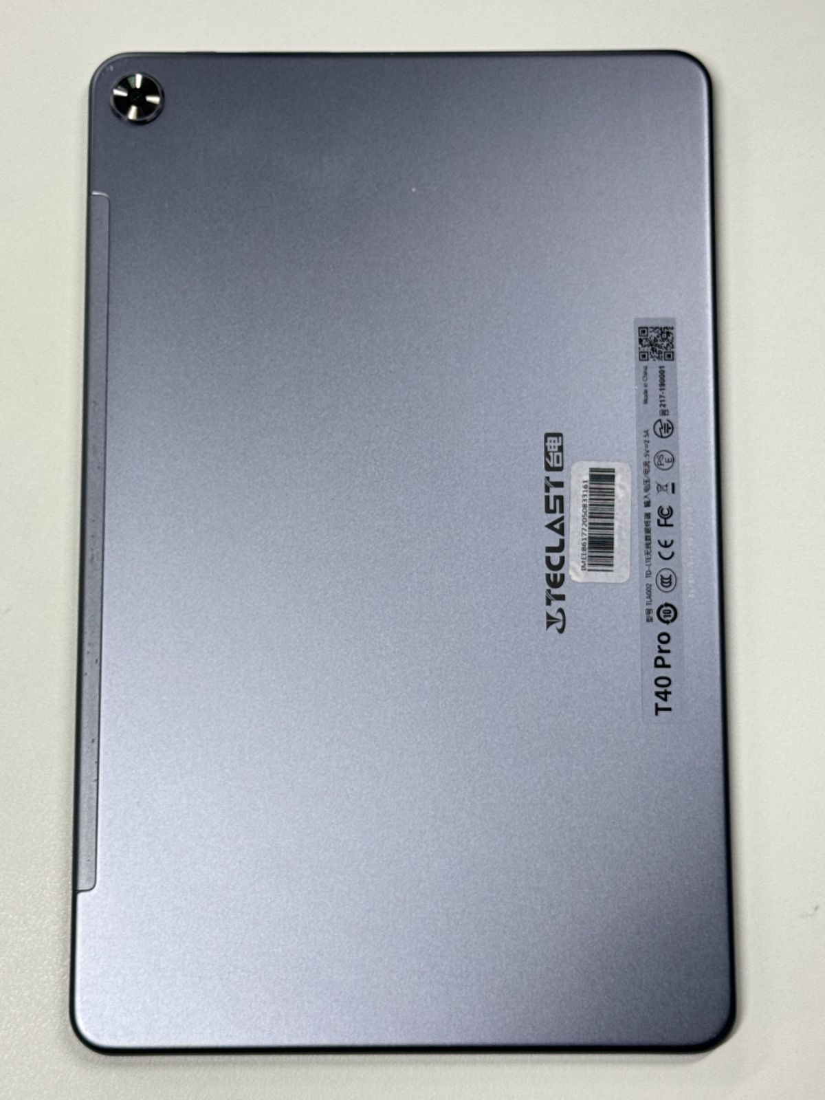 ジャンク・中古品」TECLAST T40 Pro 8GB＋128GB グレー 4G LTE