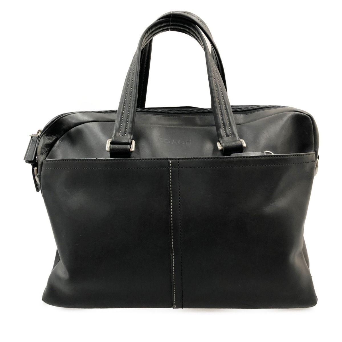 〇〇COACH コーチ ビジネス バック F70670 ブラック - メルカリ