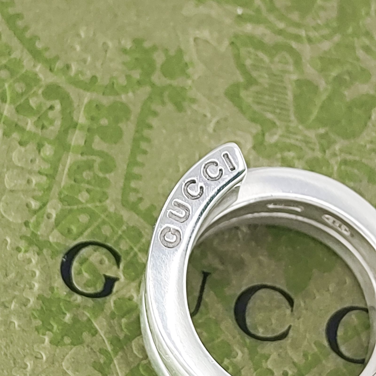 Gucci グッチ スパイラル スネーク リング 約11号 (内径16.4mm