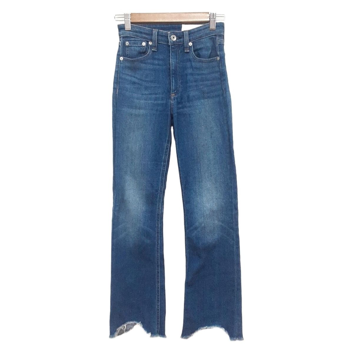 rag-bone ラグアンドボーン ジーンズ サイズ23 レディース - ブルー フルレングス|ダメージ加工