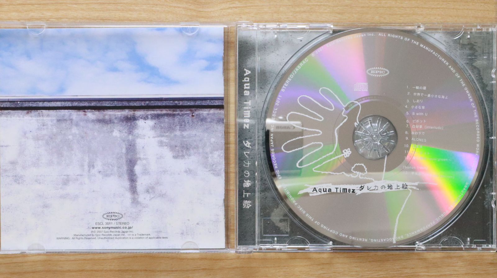 国内盤CD☆アクアタイムズ/Aqua Timez□ ダレカの地上絵