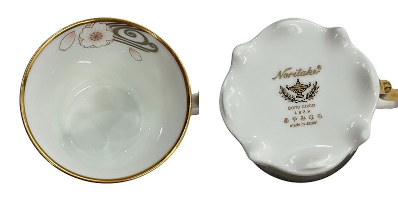 ノリタケ NORITAKE あやみなも コーヒーカップ&ソーサーペア 桜