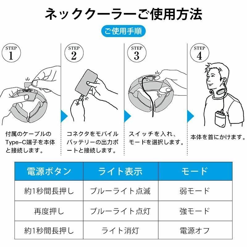 冷却プレート 首掛け扇風機