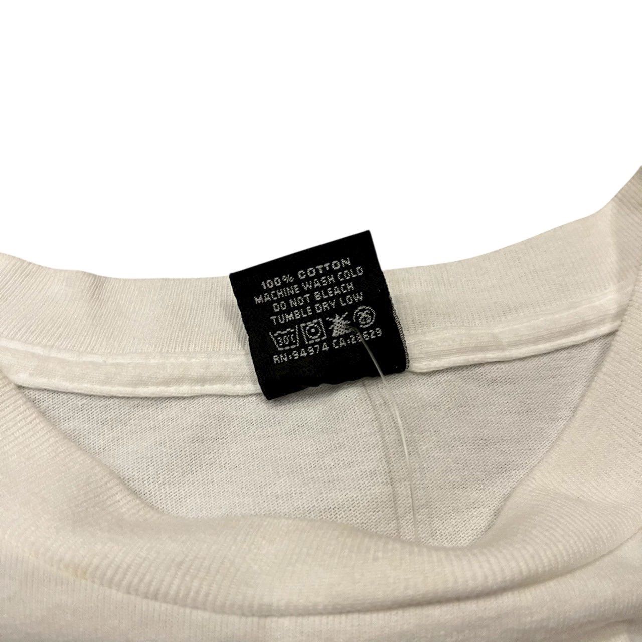 00s Deadstock!! ビンテージ STUSSY プリント Tシャツ L ホワイト 