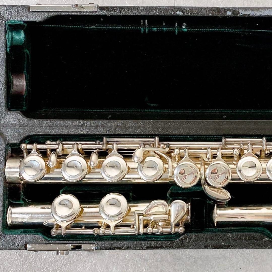 X363 Pearl パール PF-661 フルート 頭部管銀製 Eメカ 楽器