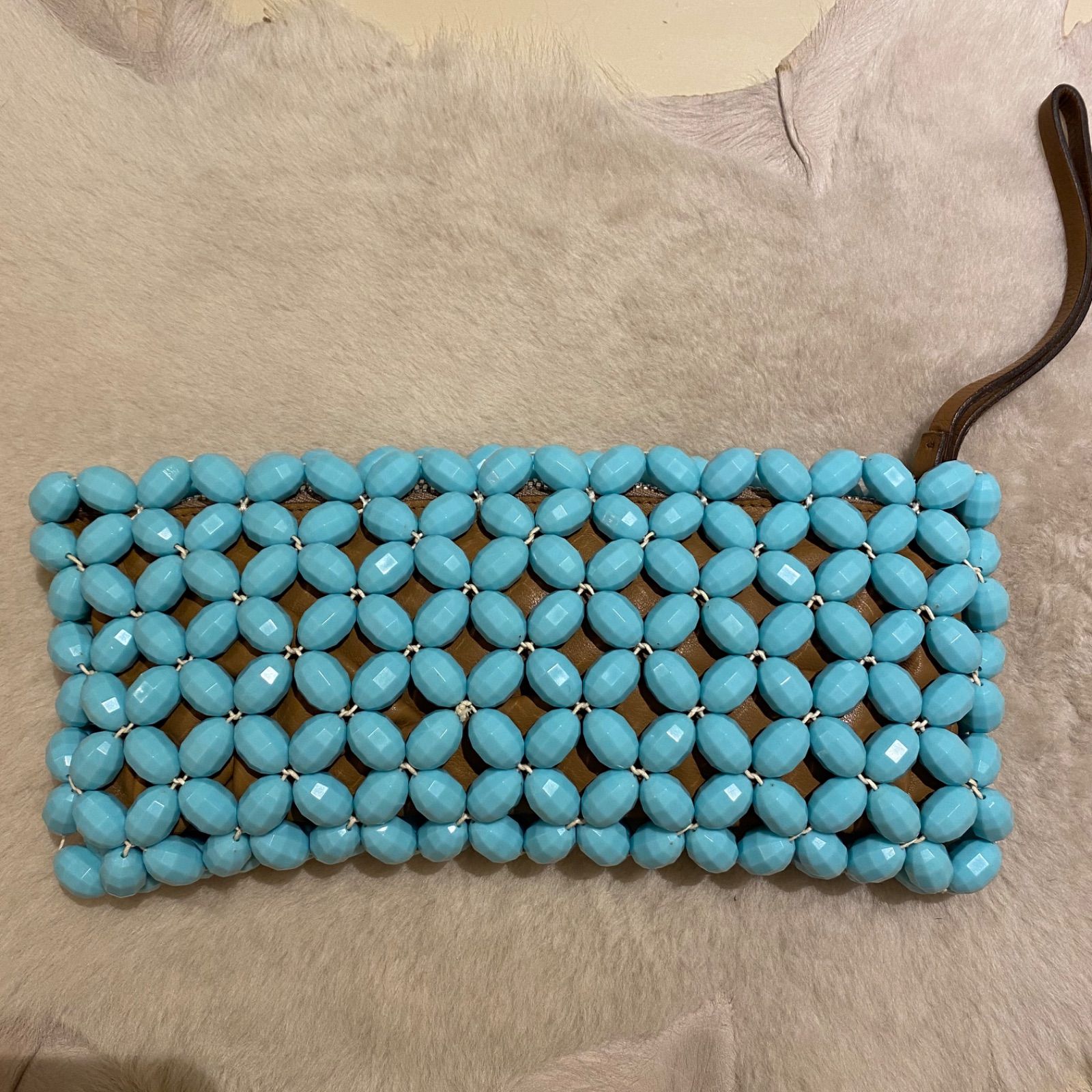 MARNI／clutch bag（マルニ）ビジュー レザー クラッチバッグ