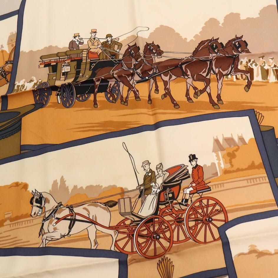 新品　エルメス　メガチャリオットスカーフ100 新品 エルメス メガチャリオットスカーフ100 エルメススカーフ